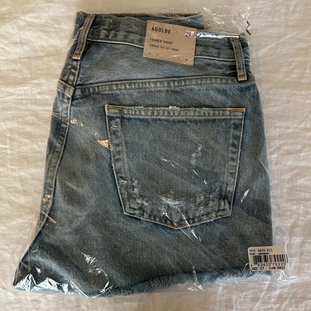 Agolde Parker Vintage Cut Off Short in Swapmeet (NWT)